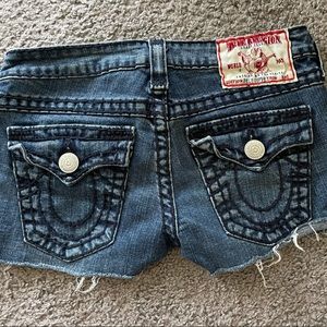 True religion Jean shorts